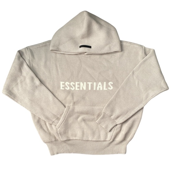 Stone Essentials Fear of God Knit Pullover Hoodie - Picture 3 of 5